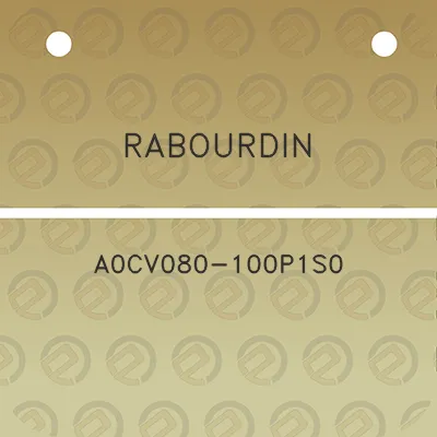 rabourdin-a0cv080-100p1s0