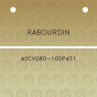 rabourdin-a0cv080-100p4s1