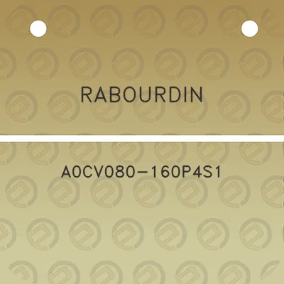 rabourdin-a0cv080-160p4s1