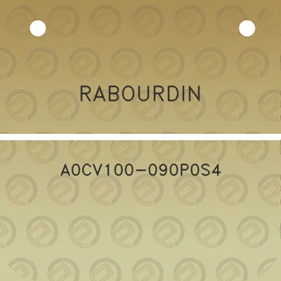 rabourdin-a0cv100-090p0s4