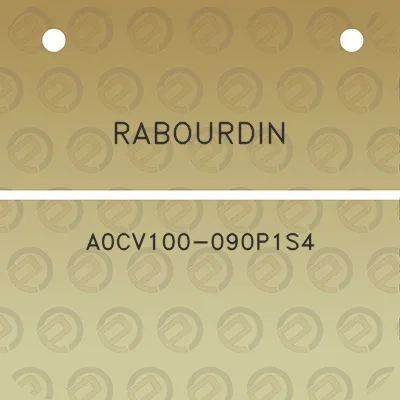 rabourdin-a0cv100-090p1s4