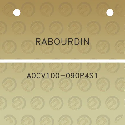 rabourdin-a0cv100-090p4s1