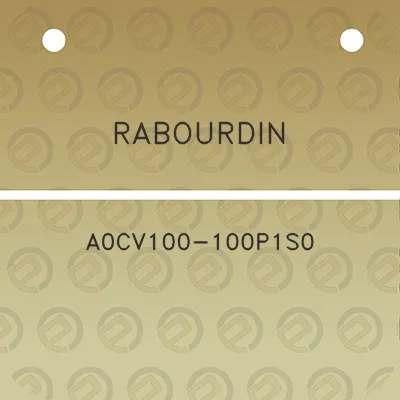 rabourdin-a0cv100-100p1s0