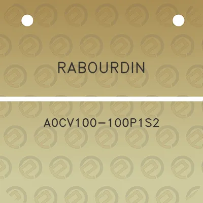 rabourdin-a0cv100-100p1s2