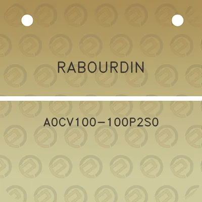 rabourdin-a0cv100-100p2s0