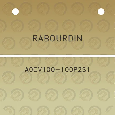 rabourdin-a0cv100-100p2s1