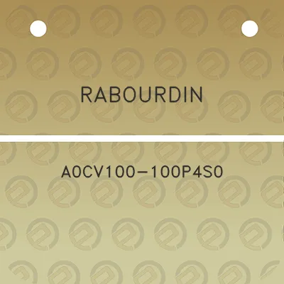 rabourdin-a0cv100-100p4s0