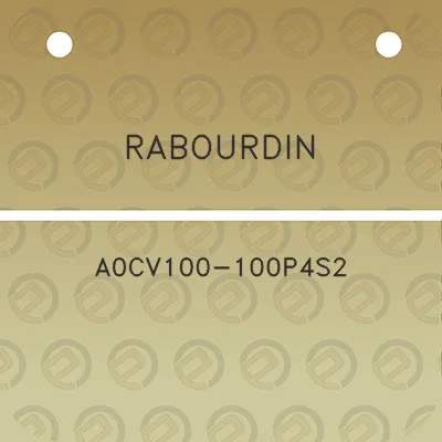 rabourdin-a0cv100-100p4s2