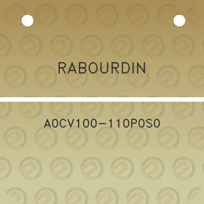 rabourdin-a0cv100-110p0s0