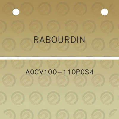 rabourdin-a0cv100-110p0s4