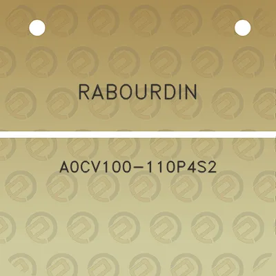 rabourdin-a0cv100-110p4s2