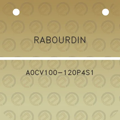 rabourdin-a0cv100-120p4s1