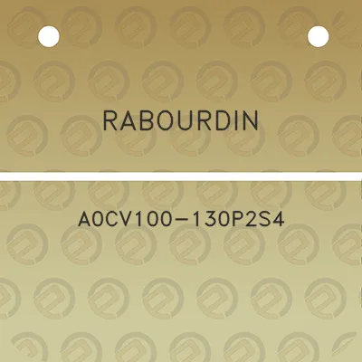 rabourdin-a0cv100-130p2s4