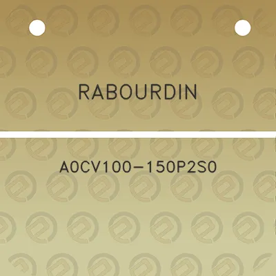 rabourdin-a0cv100-150p2s0