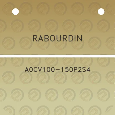 rabourdin-a0cv100-150p2s4