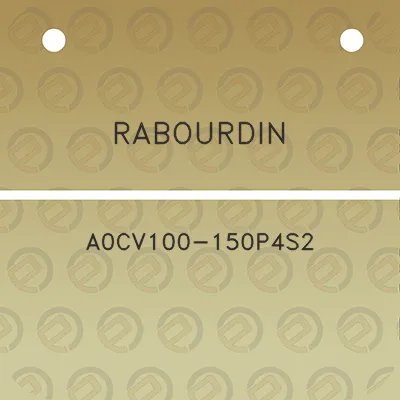 rabourdin-a0cv100-150p4s2