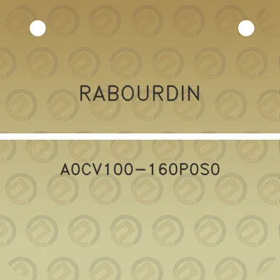 rabourdin-a0cv100-160p0s0