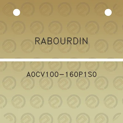 rabourdin-a0cv100-160p1s0