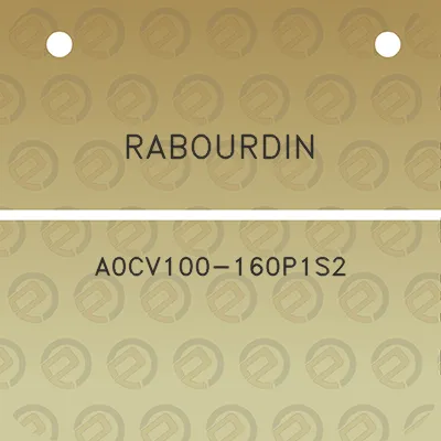 rabourdin-a0cv100-160p1s2