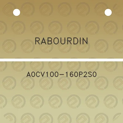 rabourdin-a0cv100-160p2s0