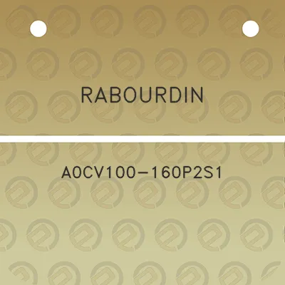 rabourdin-a0cv100-160p2s1