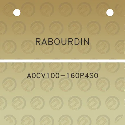 rabourdin-a0cv100-160p4s0