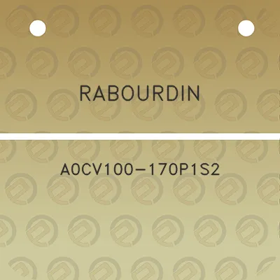 rabourdin-a0cv100-170p1s2