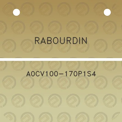 rabourdin-a0cv100-170p1s4