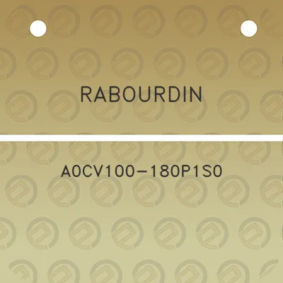 rabourdin-a0cv100-180p1s0