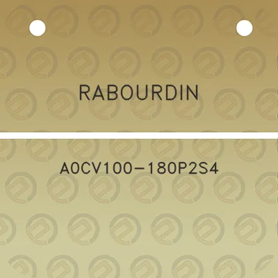 rabourdin-a0cv100-180p2s4