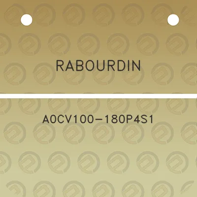 rabourdin-a0cv100-180p4s1