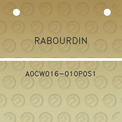 rabourdin-a0cw016-010p0s1