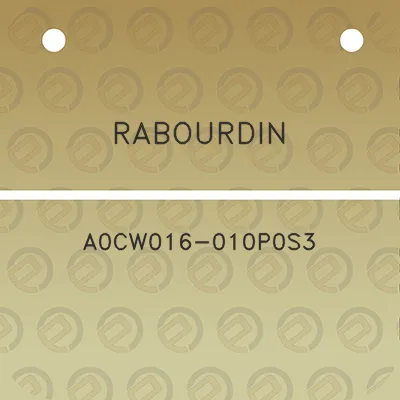 rabourdin-a0cw016-010p0s3