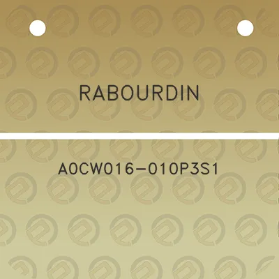 rabourdin-a0cw016-010p3s1