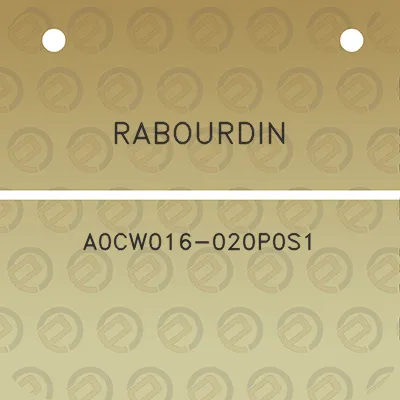 rabourdin-a0cw016-020p0s1