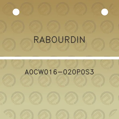 rabourdin-a0cw016-020p0s3