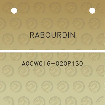 rabourdin-a0cw016-020p1s0