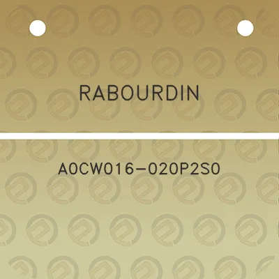 rabourdin-a0cw016-020p2s0