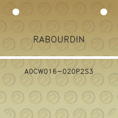 rabourdin-a0cw016-020p2s3