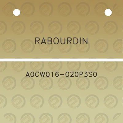 rabourdin-a0cw016-020p3s0