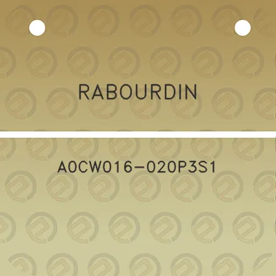 rabourdin-a0cw016-020p3s1