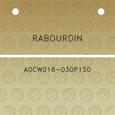 rabourdin-a0cw016-030p1s0