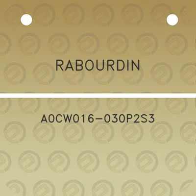 rabourdin-a0cw016-030p2s3