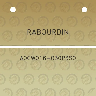 rabourdin-a0cw016-030p3s0