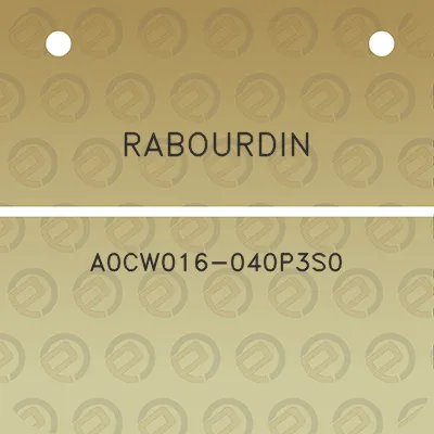 rabourdin-a0cw016-040p3s0