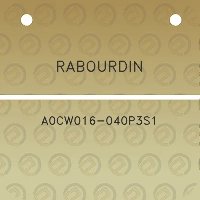 rabourdin-a0cw016-040p3s1