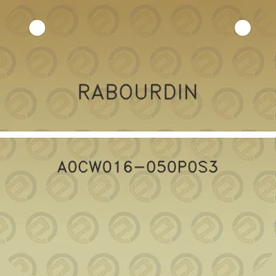 rabourdin-a0cw016-050p0s3