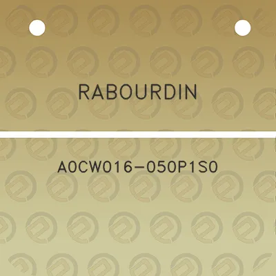 rabourdin-a0cw016-050p1s0