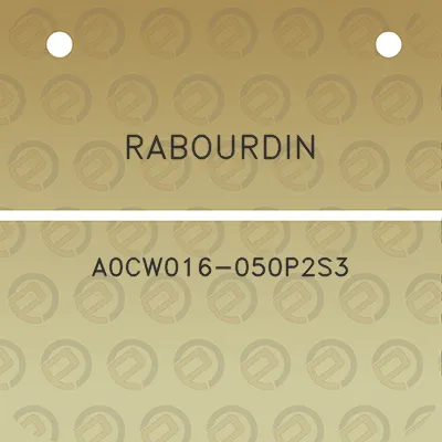 rabourdin-a0cw016-050p2s3