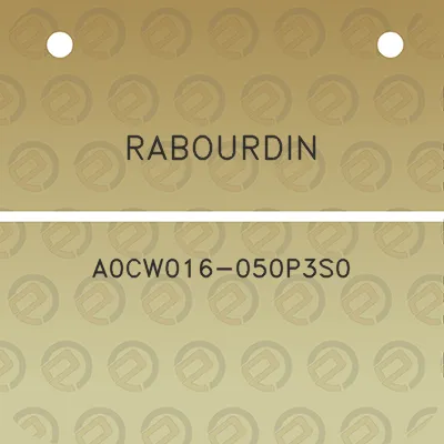 rabourdin-a0cw016-050p3s0